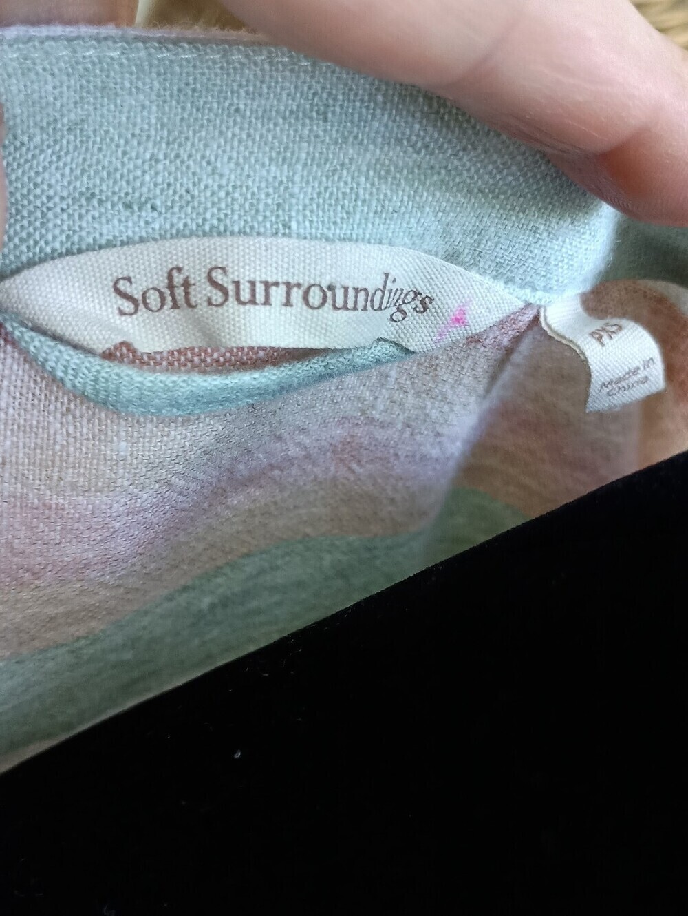 Soft Surroundings Pastel Stripe Button-Front Maxi Dress_PXS - Picture 10 of 12